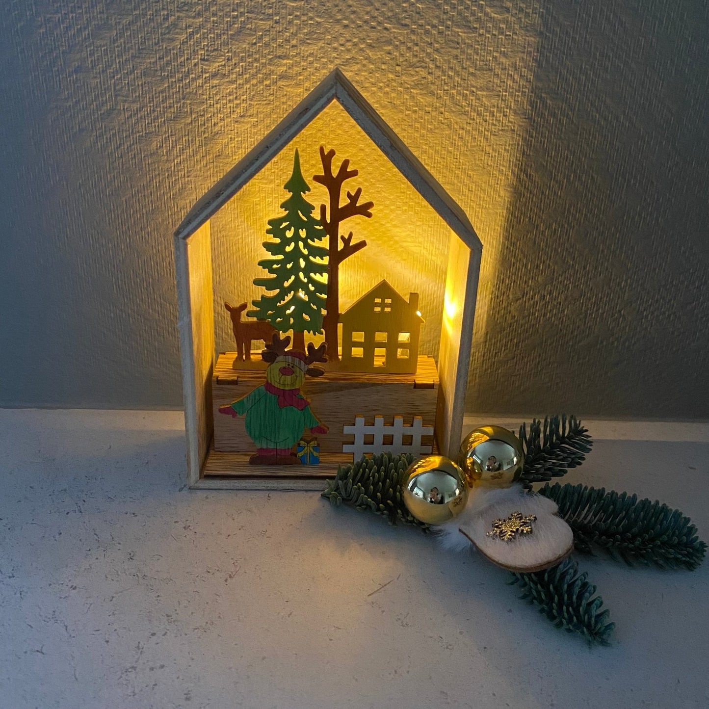 Rudolph's Cottage - Kersthuisje Kinderen Deluxe - DIY.creations.nl