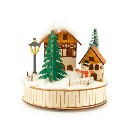 Winter Wonderland- Houten kersthuisje
