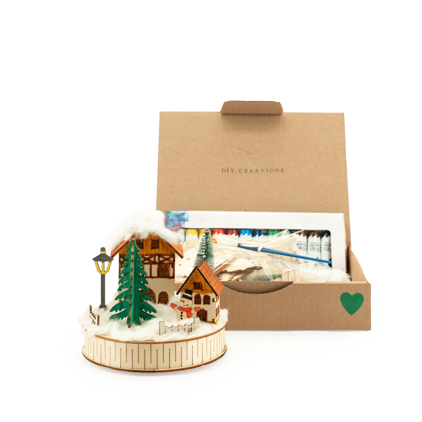 Winter Wonderland- Houten kersthuisje