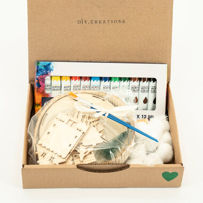 Winter Wonderland- Houten kersthuisje