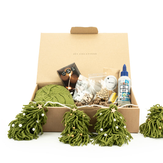 Twinkling Trees- DIY pakket Kerstslinger
