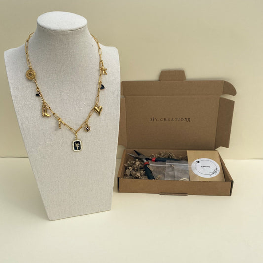 Golden moments - DIY pakket bedelketting - DIY.creations.nl