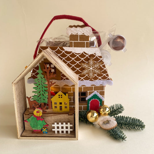 Rudolph's Cottage - Kersthuisje Kinderen Deluxe - DIY.creations.nl